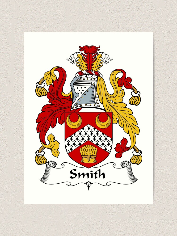 "Smith Coat of Arms / Smith Family Crest" Art Print by ScotlandForever