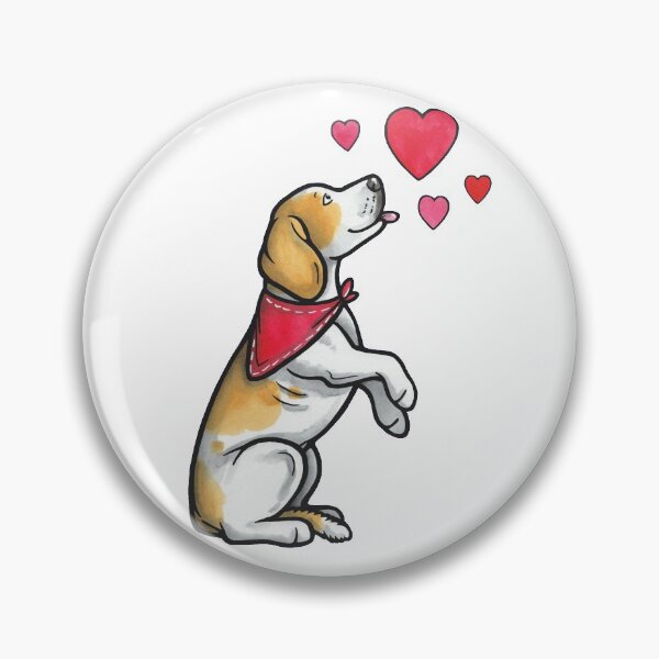 Item preview, Beagle love designed and sold by animalartbyjess.