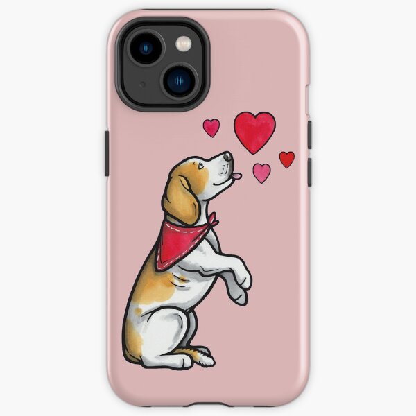Beagle love iPhone Tough Case