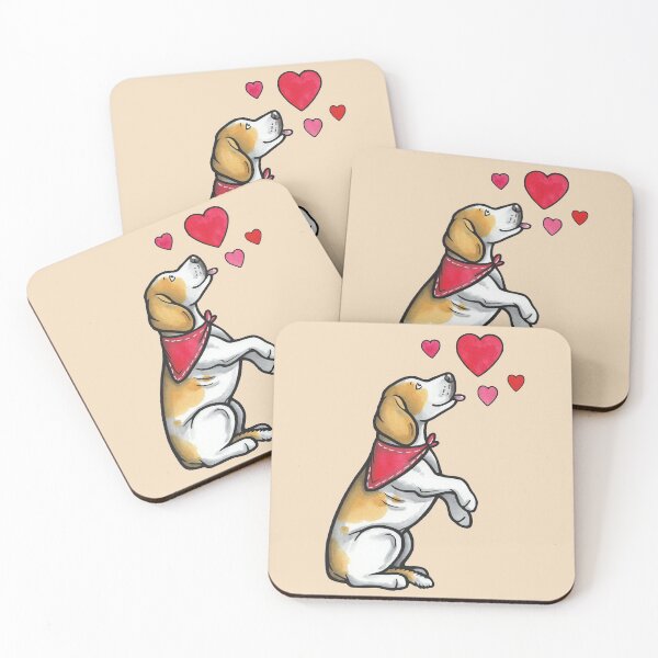 Item preview, Beagle love designed and sold by animalartbyjess.