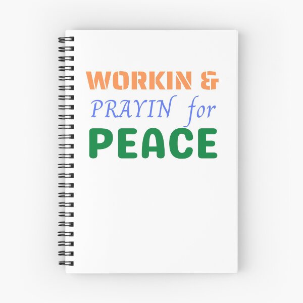Item preview, Workin and Prayin for Peace Fun Design designed and sold by kwbord.