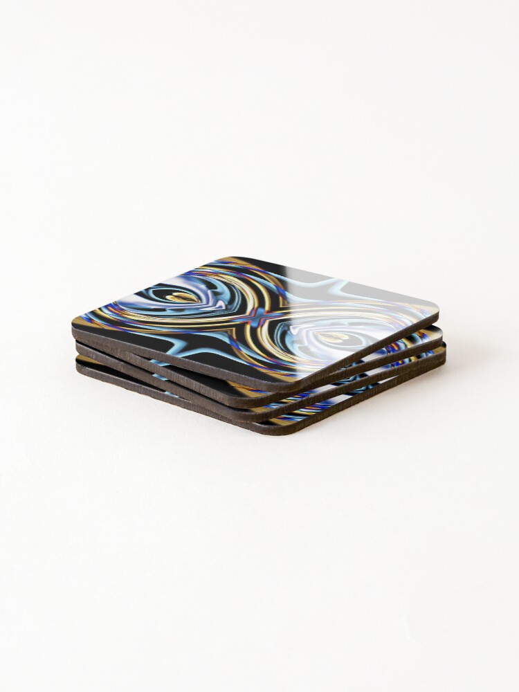 Thumbnail 4 of 5, Coasters (Set of 4), Smoke Design designed and sold by Ralad2021.