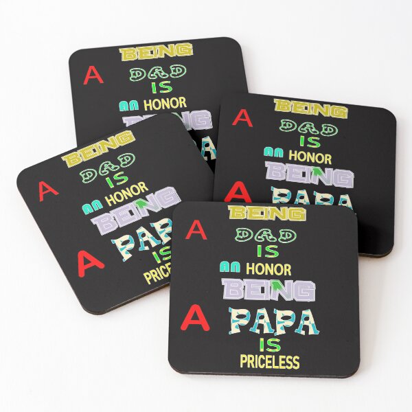Item preview, Being Dad Is An Honor Being Papa Is Priceless designed and sold by Viktor Kabbach.