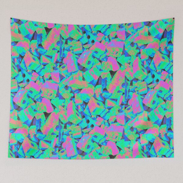 Item preview, Neon Brick Pile, Texture for All Over Print designed and sold by 10pmCreations.