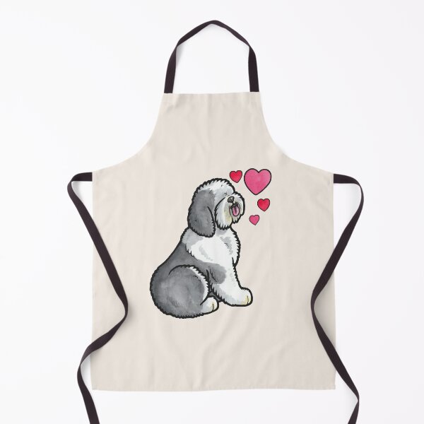Item preview, Old English Sheepdog love designed and sold by animalartbyjess.