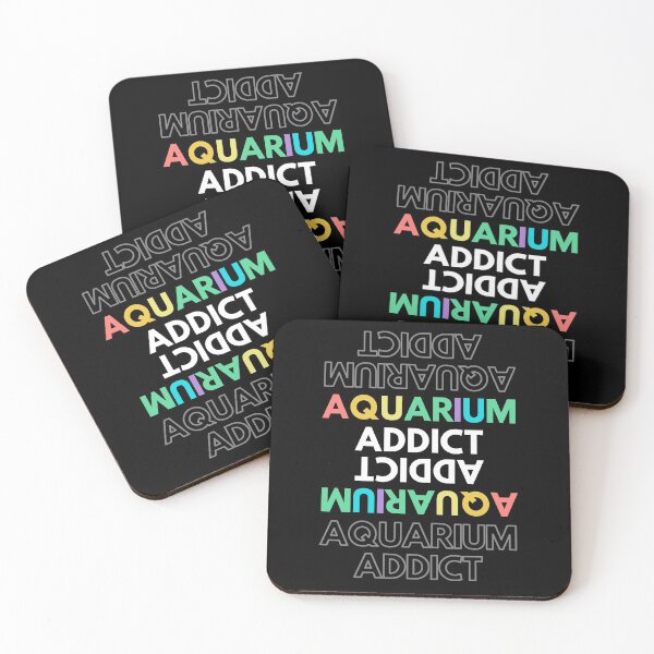 Item preview, Aquarium addict in beautiful rainbow up side down color designed and sold by Learntobeamom.