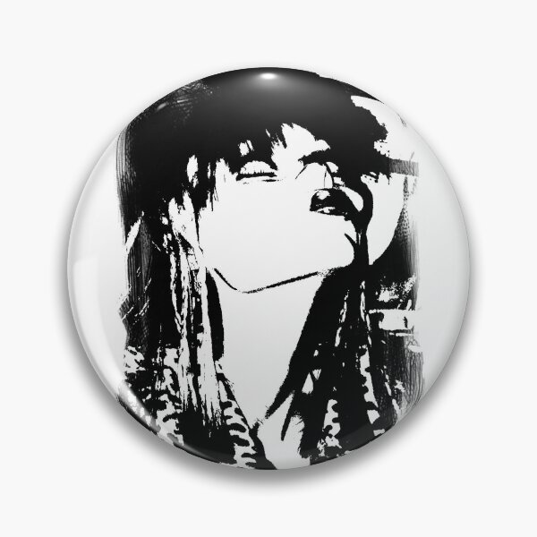 FRAU AUS HAMBURG, BLACK AND WHITE by REKHA IYERN FE RECORDS CANADA Pin
