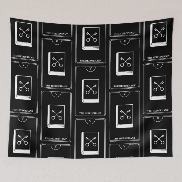 Item preview, The Hierophant - Recursive Tarot designed and sold by RecursiveDesign.