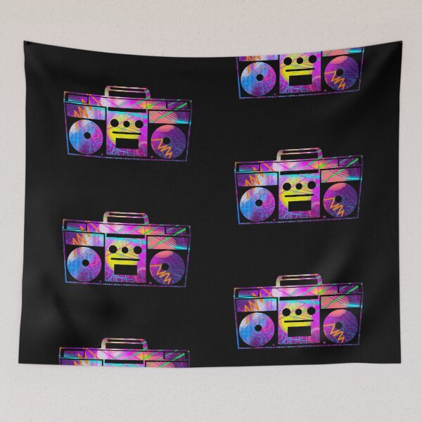 Item preview, 80’s Boombox designed and sold by KittenCamper.