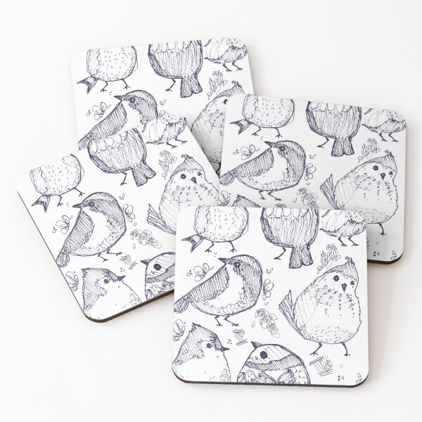 Item preview, Doodle-Birds designed and sold by FetterFlyArt.
