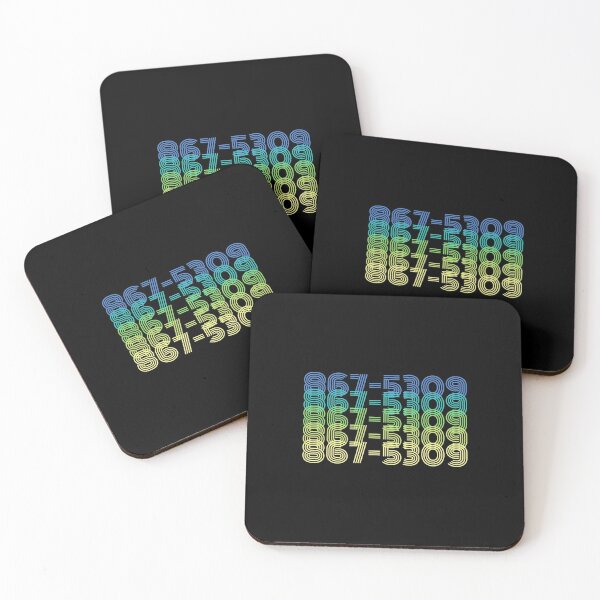 Item preview, 80s Music - 867-5309 - 1980s Famous Phone Number - Song Lyrics designed and sold by DesignByLeo.