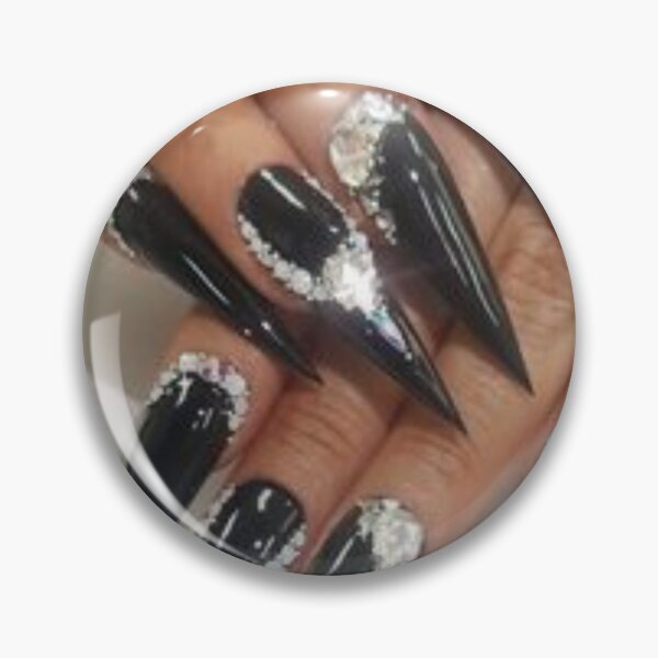 Item preview, Bonitos diamantes en uñas negras. designed and sold by Lan thi Nguyen.