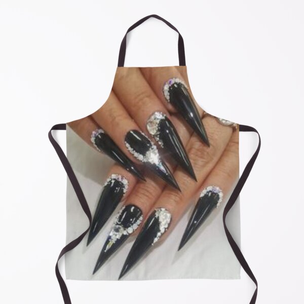 Item preview, Nice diamonds on black nails. designed and sold by Lan thi Nguyen.