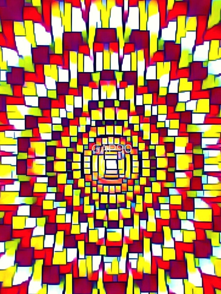 Thumbnail 4 of 4, iPhone Case, Colorful hypnotic pattern designed and sold by GAP90.