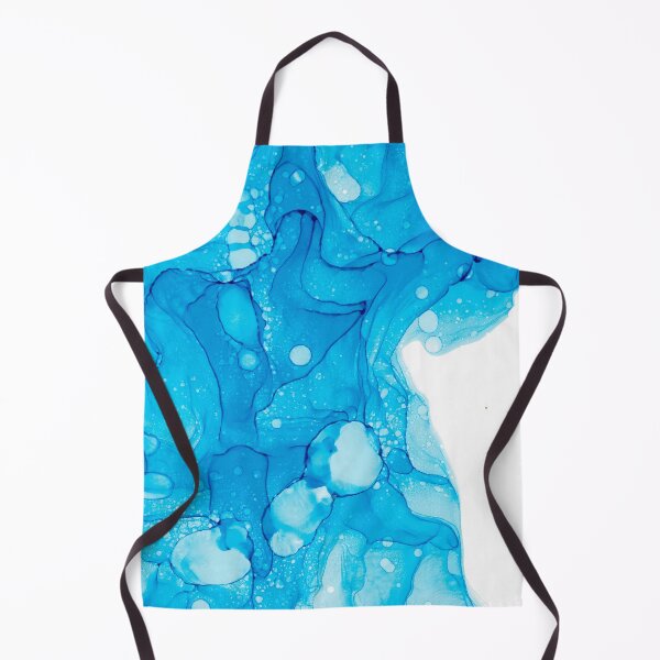 Item preview, Blue Ocean Abstract 31221 Modern Alcohol Ink Painting by Herzart fluid art designed and sold by herzart.