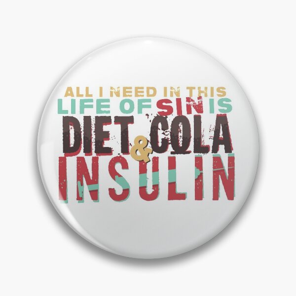 Item preview, Funny Diabetes Awareness T-Shirt - Diabetic AF Diabadass Insulin  designed and sold by Essetino.