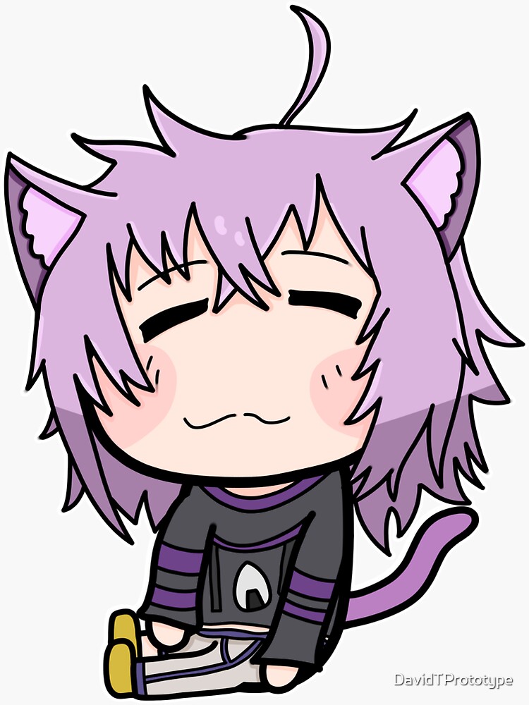 "Nekomata Okayu" Sticker For Sale By DavidTPrototype | Redbubble