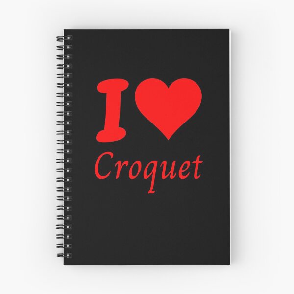 Item preview, I Love Croquet with Heart designed and sold by TommysShop.