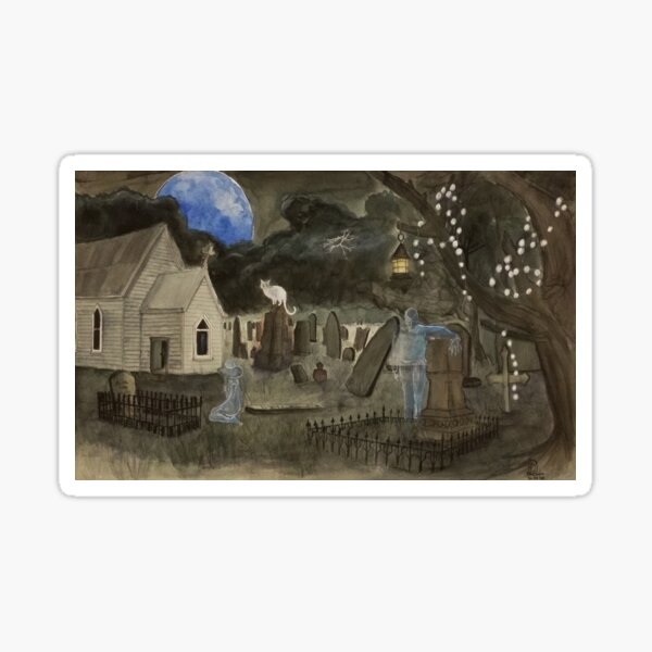 Item preview, The Blue Moon Cemetery designed and sold by gypsysnail.