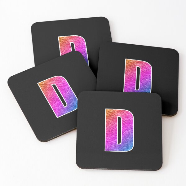 Item preview, Letter D - Water Retro Vaporwave Ocean Art designed and sold by dylanxh.