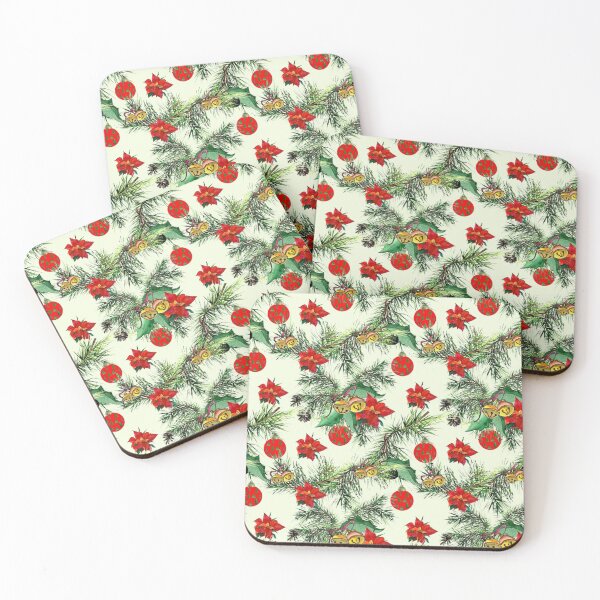 Item preview, Red christmas bells and ribbons designed and sold by whitedove457.