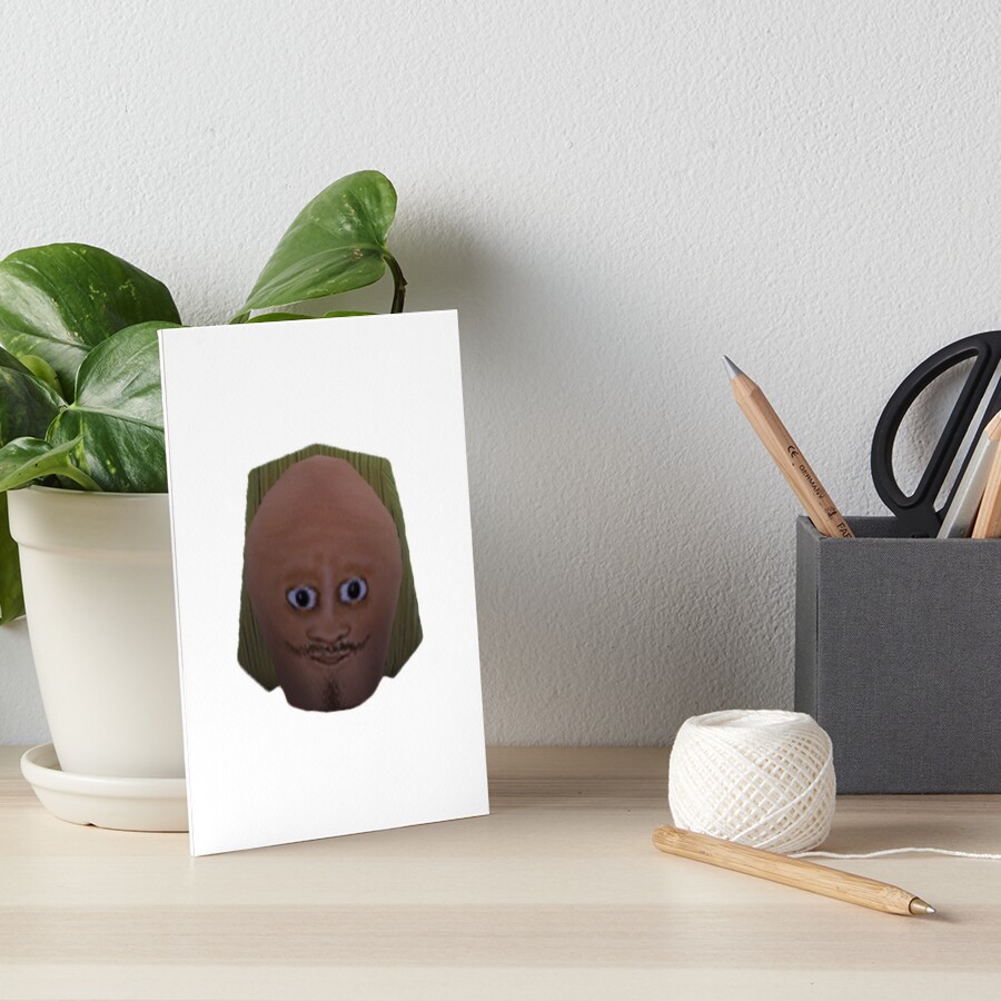 "Bulk Bogan (From Vinesauce Joel Sims 4 Meme House)" Art Board Print by