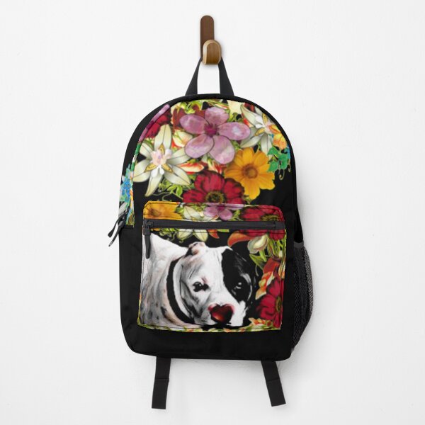 Item preview, Sweet Pea ASPCA's Dog Of The Year 2019 & 2020 Face of Dog Fighting For NJ in a Heart of Flowers designed and sold by Shanna  Dugan.