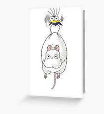 Spirited Away Mouse and Fly Greeting Card