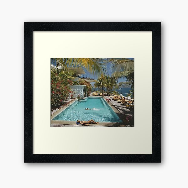 Mexico Beach 1974 Framed Art Print
