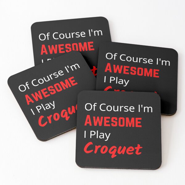 Item preview, Croquet is Awesome Croquet Design designed and sold by TommysShop.