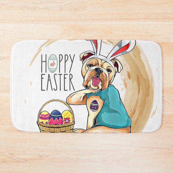 Artikelvorschau, Bulldog Osterhase Kostüm Eier Ostertag Hund entworfen und verkauft von taogiauco.