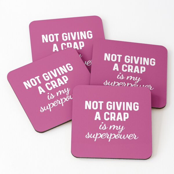 Item preview, Not giving a crap is my superpower  designed and sold by champagnemoment.