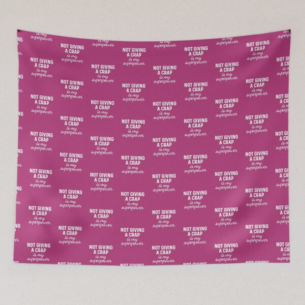 Item preview, Not giving a crap is my superpower  designed and sold by champagnemoment.