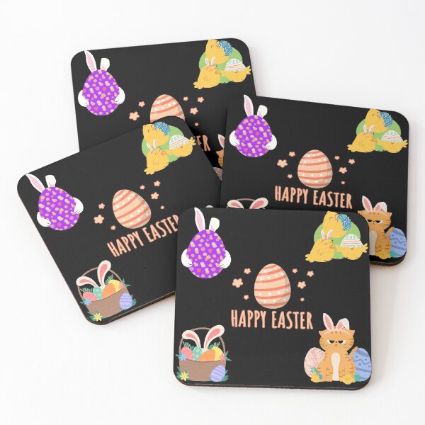 Item preview, Cute Easter Bunny & Easter Cat designed and sold by HolidayTees.