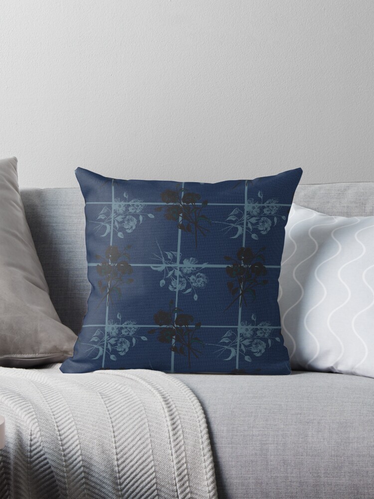 Thumbnail 1 of 4, Pillow, Indigo Sky designed and sold by artbydelfineart.