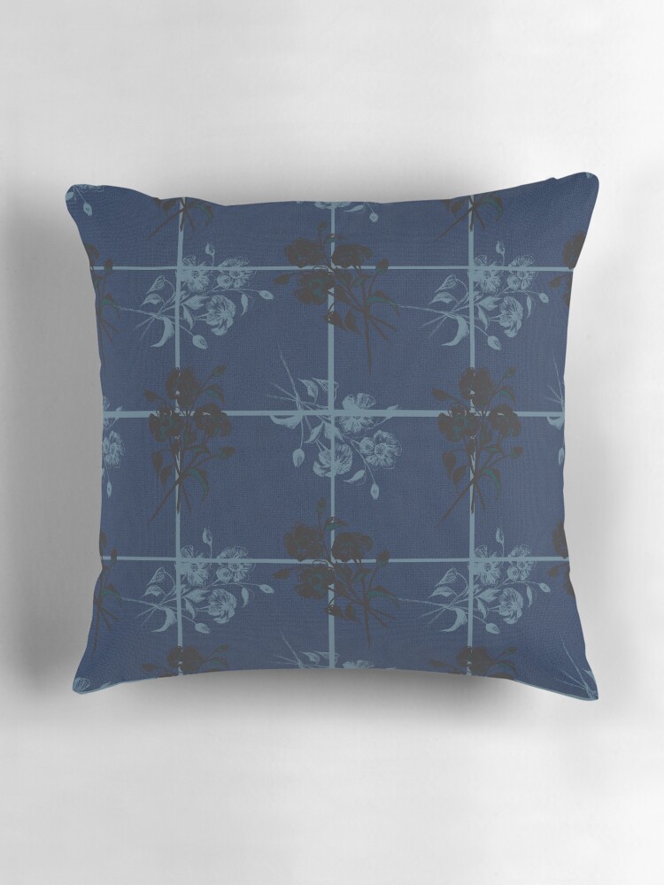Thumbnail 3 of 4, Pillow, Indigo Sky designed and sold by artbydelfineart.