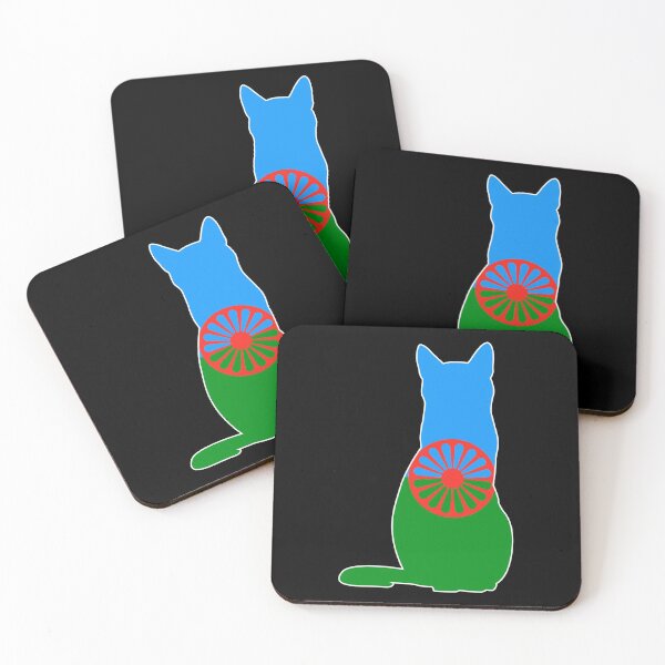 Item preview, Romani Cat Flag designed and sold by wickedcartoons.