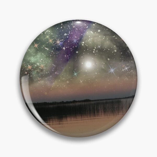 Item preview, Galaxy Sky Filter Effect Over Minnesota Lake designed and sold by JennBBDesigns.