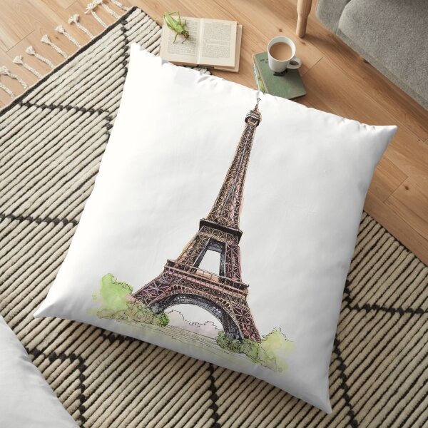 We'll Always Have Paris Floor Pillow