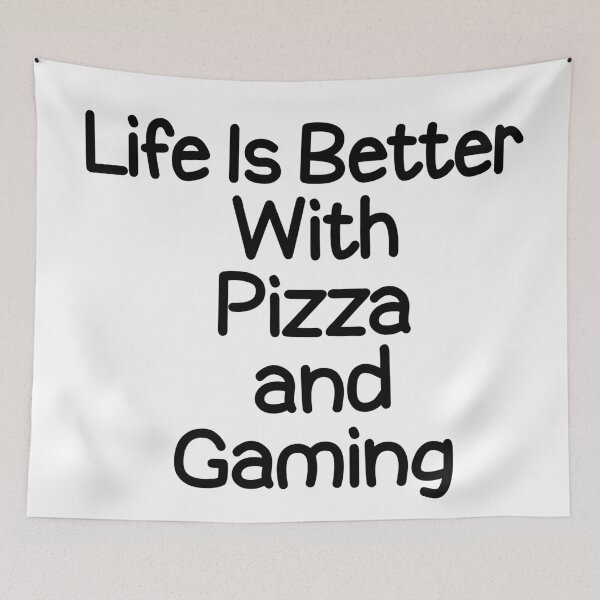 Item preview, Life is Better With Pizza and Gaming designed and sold by askarne.