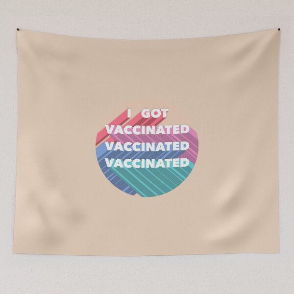 Item preview, I Got Vaccinated  designed and sold by brittneytrinh.