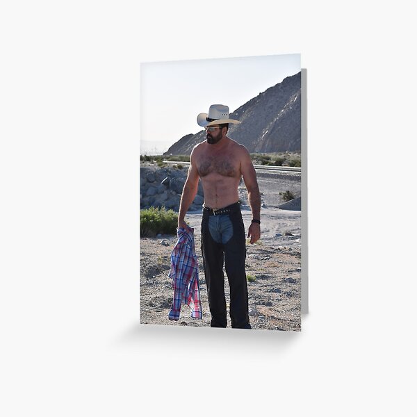 cowboy in ps Greeting Card