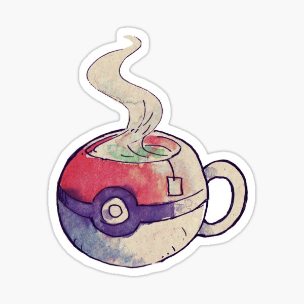 geeky Tea Time Sticker