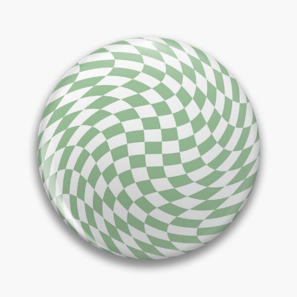 Item preview, Sage Green and White Checker Warp Pattern designed and sold by pacificdesign.