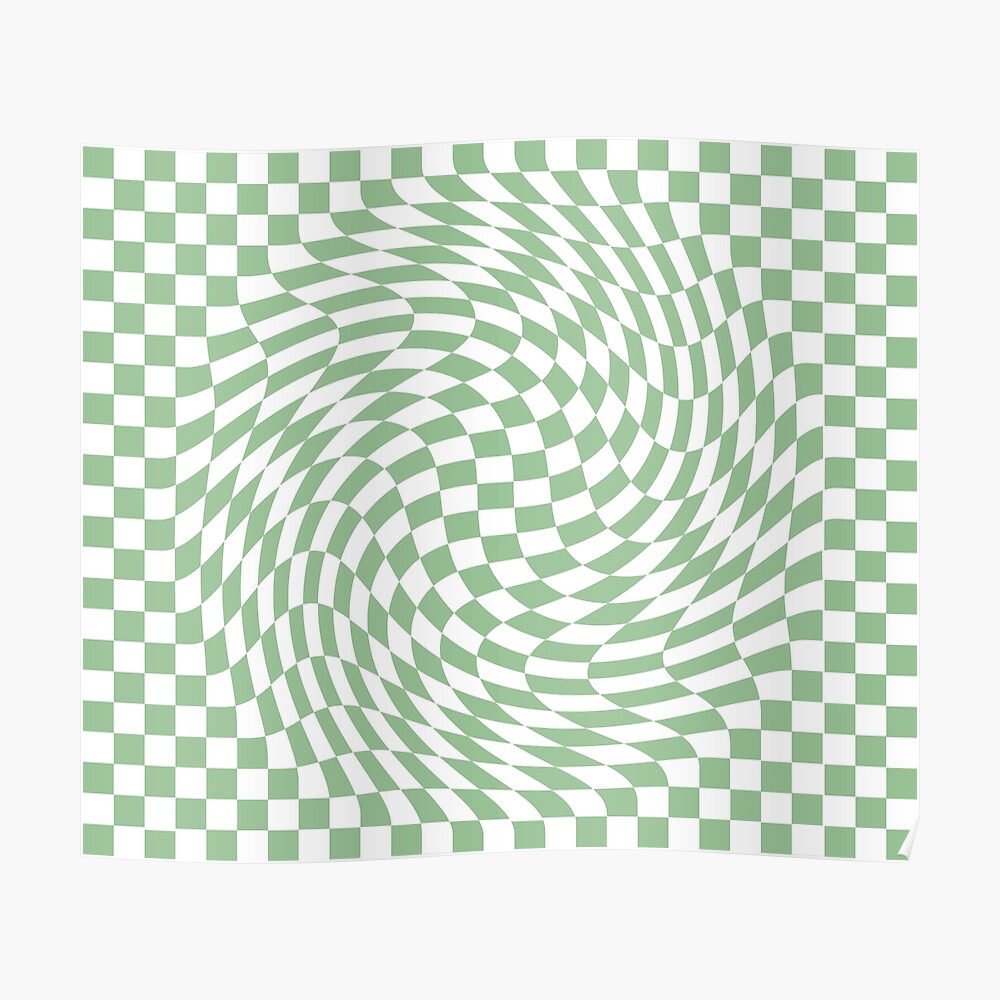 Poster Warp Optical Illusion Pattern