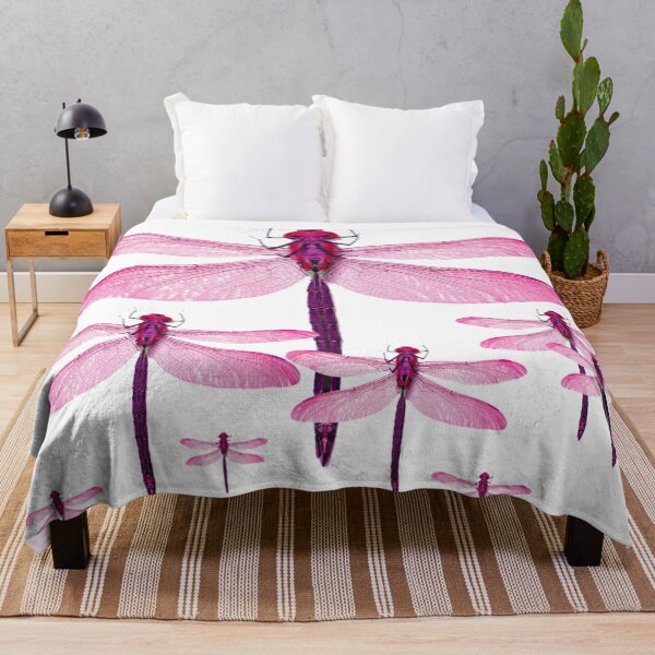 Item preview, DECORATIVE DELICATE ROSE COLORED DRAGONFLIES ABSTRACT ART designed and sold by sharlesart.