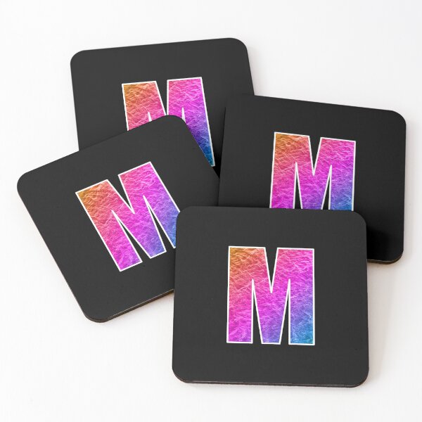 Item preview, Letter M - Water Retro Vaporwave Ocean Art designed and sold by dylanxh.