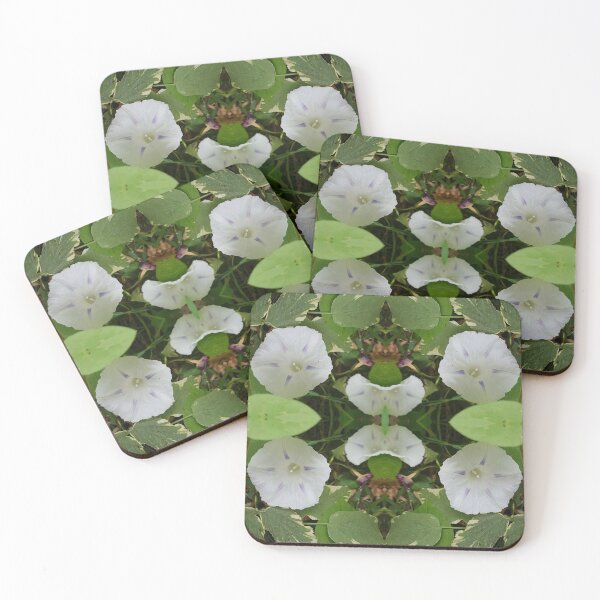 Item preview, Beautiful white and purple morning glories designed and sold by OrangeEden.