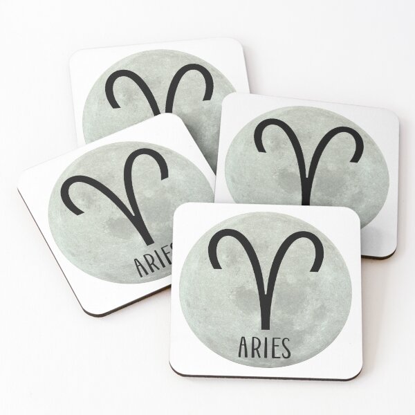 Item preview, Aries Zodiac Star Sign on Moon designed and sold by Sapphire-X.