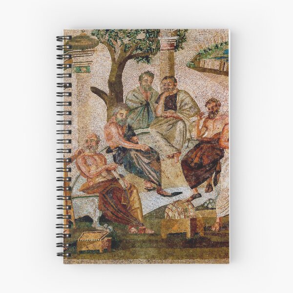 Item preview, Plato’s academy mosaic from Pompeii designed and sold by DotorEaon.